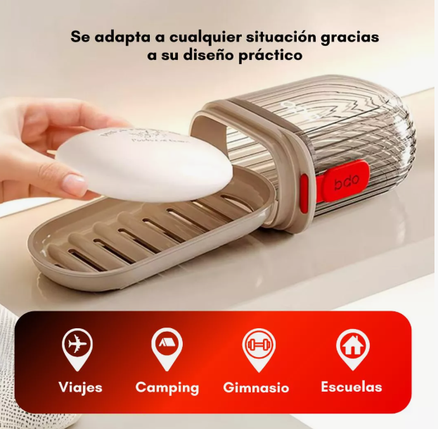 Jabonera Portátil / Estuche De Jabon